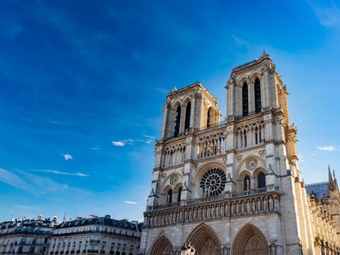 Paris : Cath�drale Notre Dame et Institut du Monde Arabe
